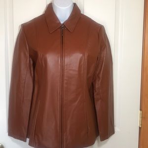 Dialogue Washable Leather Jacket ( NWOT)